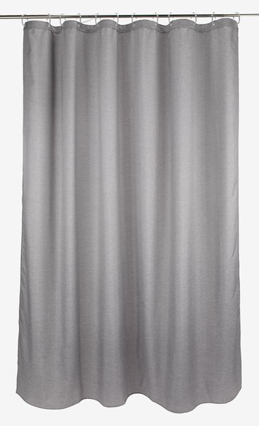 Suihkuverho VIBBLE 180x200 harmaa