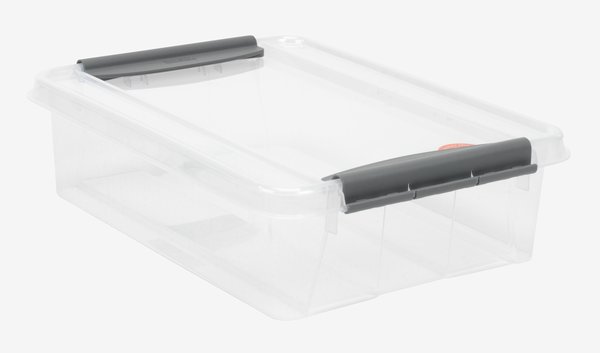 Boîte de rangement PROBOX 8L avec couvercle transparent