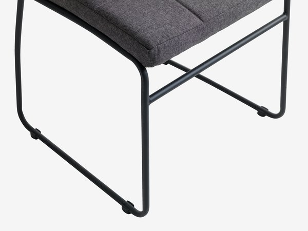 Ruokapöydän tuoli HAMMEL harmaa/musta