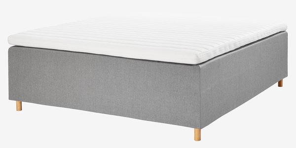 Boxspring 180x200 PLUS C80 grijs-23