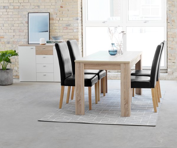 Tappeto BALSATRE 160x230 cm grigio/bianco