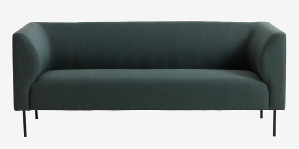 Sofa KARE 3-seter mørk grønn