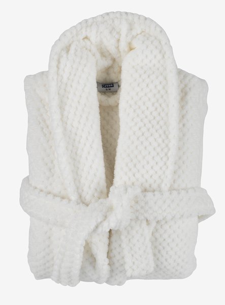 Bathrobe Micro NITTA L/XL white