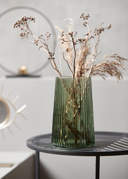 Vaso per fiori ROY Ø13xH20 cm verde