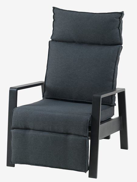 Lounge chair VONGE black