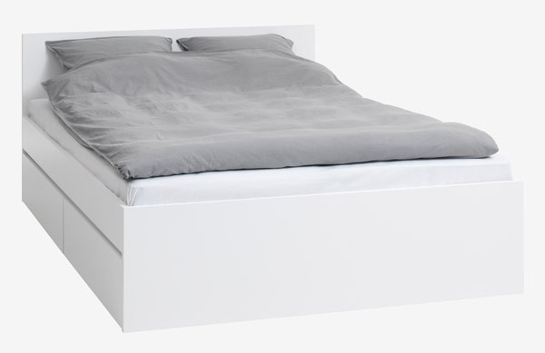 Cadre de lit LIMFJORDEN 180x200 blanc