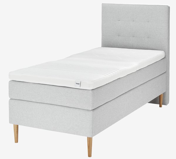 Kontinentalseng 90x200cm DUNLOPILLO ENA C300 grå-32