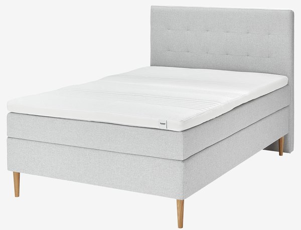 Sengegavl 140x125cm DUNLOPILLO OPO grå-32 DREAMZONE