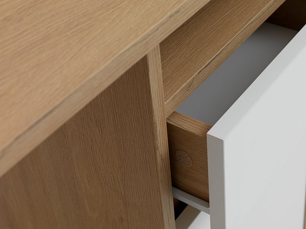 Desk BILLUND 53x120 white/oak