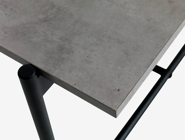 Ruokapöytä TERSLEV 80x140 betonin värinen