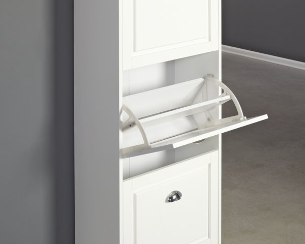 Shoe cabinet JERUP 3 comp. white