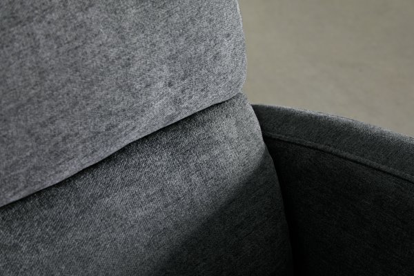 Recliner NAKSKOV dark grey fabric