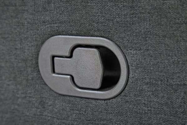 Recliner NAKSKOV dark grey fabric