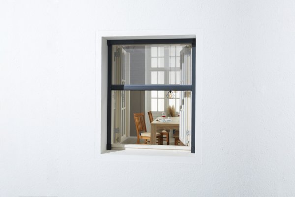 Moustiquaire enroulable NYORD 130x160 pour fenêtre gris