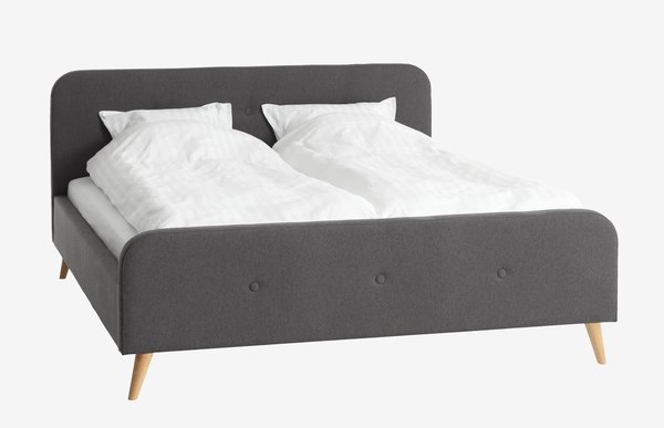 Estructura de cama KONGSBERG 150x190 gris