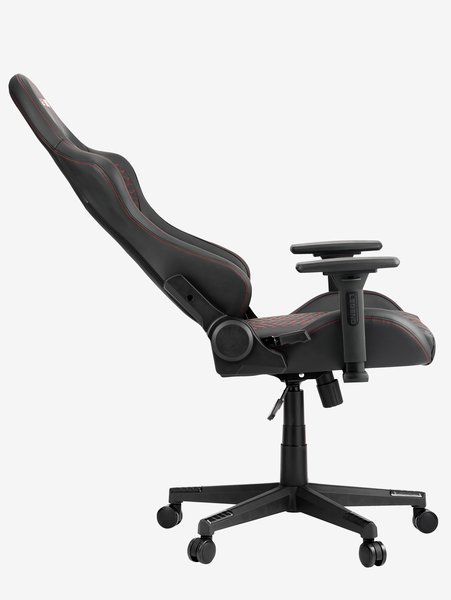 Gaming chair NIBE black faux leather/red