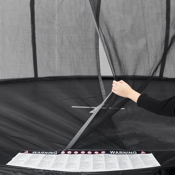 Trampoline FALK Ø250 a/filet sécurité noir