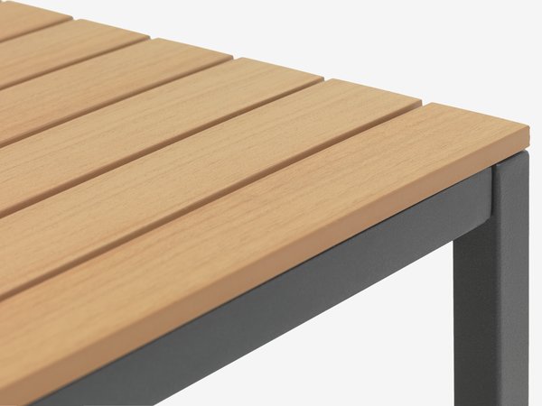 DAGSVAD P190 pöytä + 4 ILDERHUSE tuoli luonnonvärinen