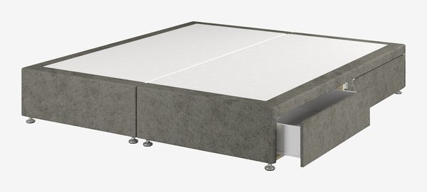 Divan base GOLD D10 4 Drawer King Grey-50