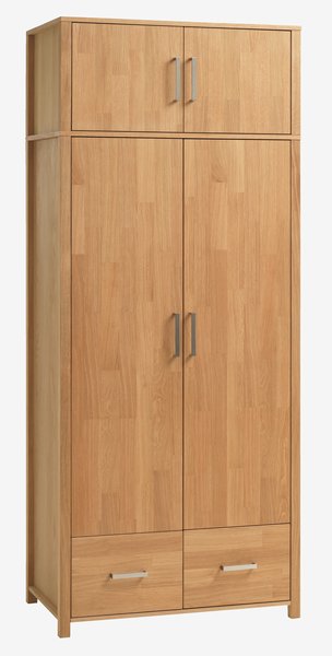 Alzata armadio HUGGET 96x43 cm rovere