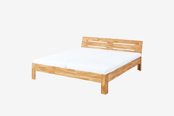 Estrutura de cama OLSKER 160x200 carvalho