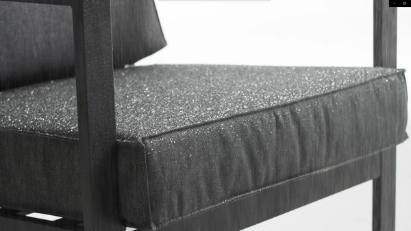 Комплект меблів для відпочинку VONGE 5м швидковис. чорний
