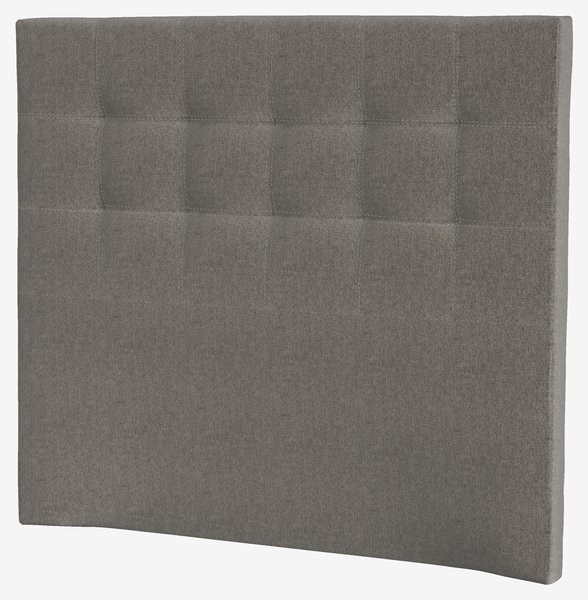 Tête de lit 140x125 H50 TISSÉ Gris-21