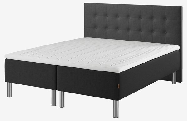 Sängynpääty 180x122cm NISA H70 harmaa-40 DREAMZONE