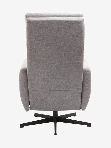 Fauteuil inclinable BREMDAL tissu gris clair