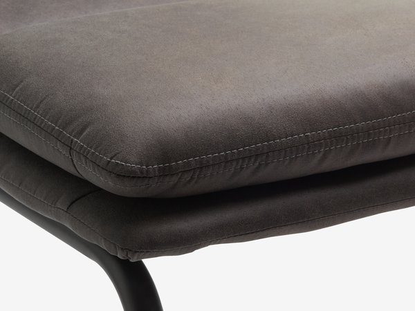 Silla de comedor ULSTRUP antracita/negro