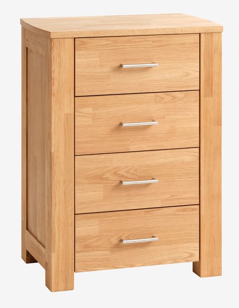 Kommode OLDE 4 Schubladen Eiche