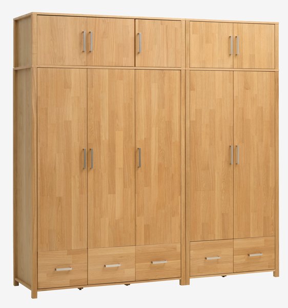 Alzata per armadio HUGGET 96x43 cm rovere