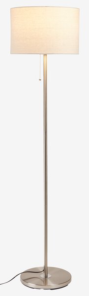 Floor lamp KRISTOF H145cm brushed steel