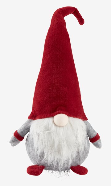 Christmas elf HERMOD D15xH53cm red