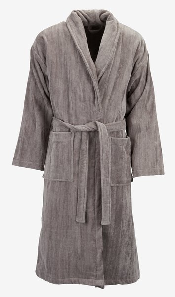 Bathrobe TIBRO S/M grey KRONBORG