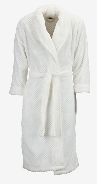 Bathrobe Micro NITTA L/XL white