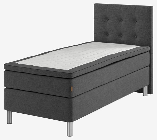 Kontinentalseng 90x200cm SOKNA GC35 grå-40 LATEX
