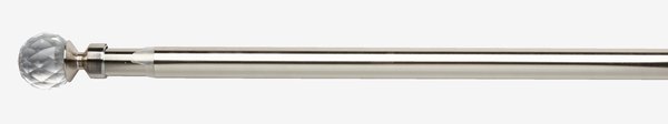 Curtain pole PRESTINE CRYSTAL 170-300cm silver