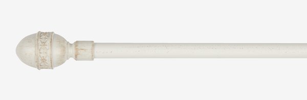 Gardinstang MELLOW 19mm 160-300cm hvit/gull