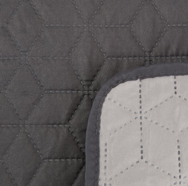 Bedspread ROSENTRE 240x260 grey