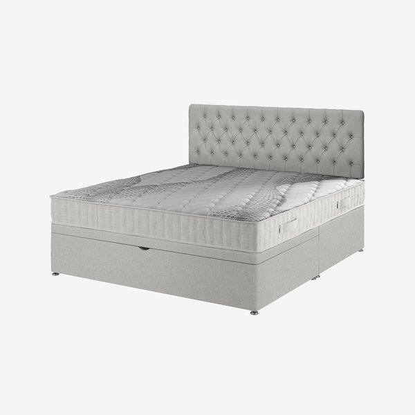 Divan base GOLD D10 OTTOMAN Super king Grey-49