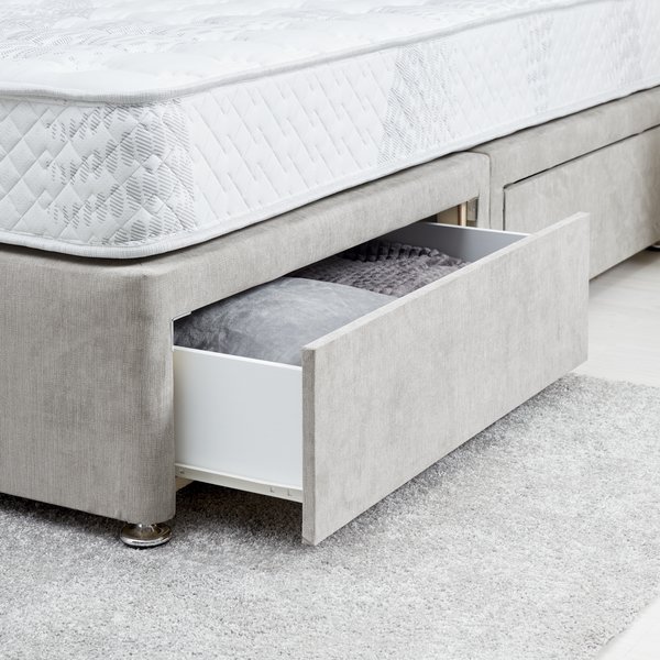 Divan base GOLD D10 4 Drawer Double Grey-49