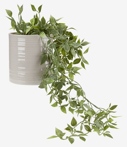 Umelá rastlina OLIVER na zavesenie s kvetináčom