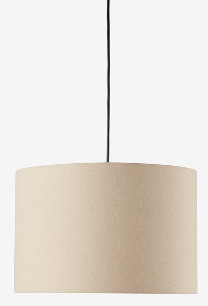 Lampe suspendue KRISTOF Ø35xH23cm naturel