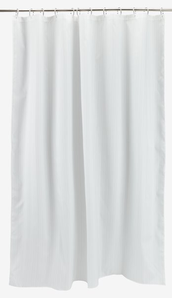 Shower curtain BORGHAMN 180x200 white KRONBORG