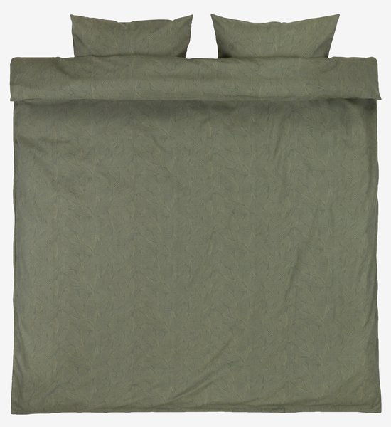 Duvet cover set TONE King green