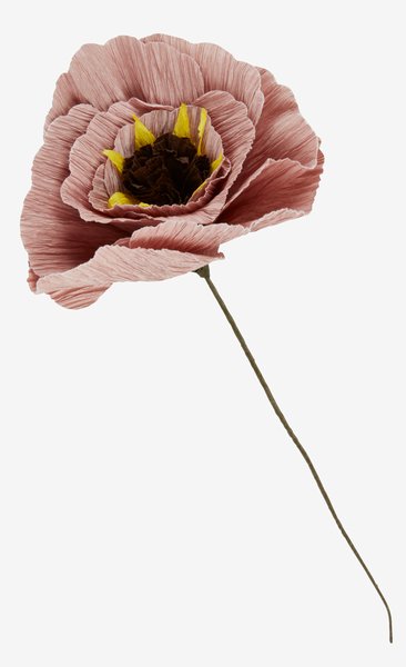Umetna roža PER V40 cm roza