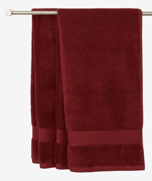 Guest towel KARLSTAD 40x60 burgundy