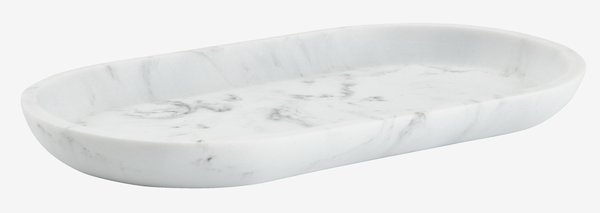 Vassoio BERGHEM P14xL25xH3 cm effetto marmo