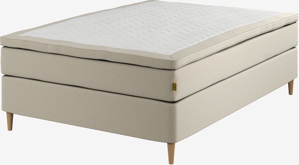 Boxspring 140x200 GOLD C75 latex zand-91